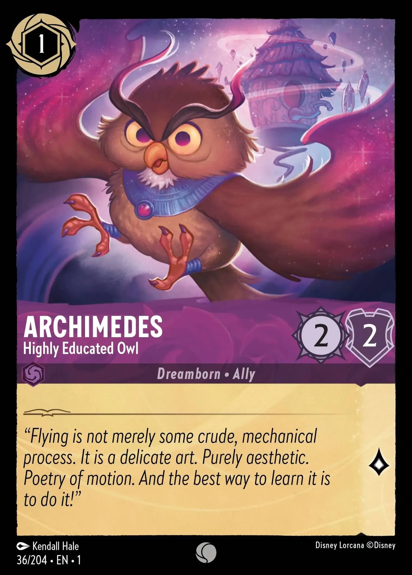 Archimedes - Highly Educated Owl 36/204