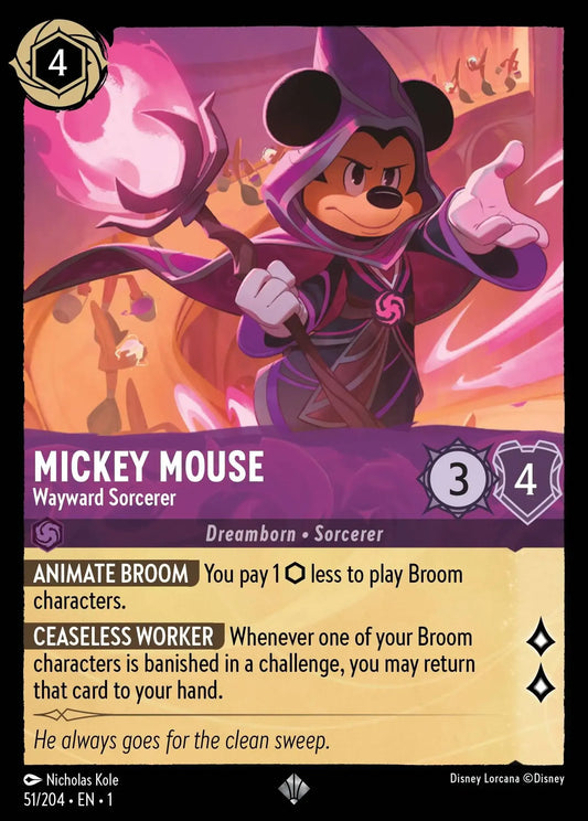 Mickey Mouse - Wayward Sorcerer 51/204