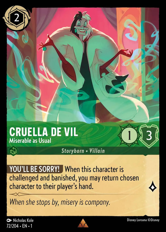 Cruella de Vil - Miserable As Usual 72/204