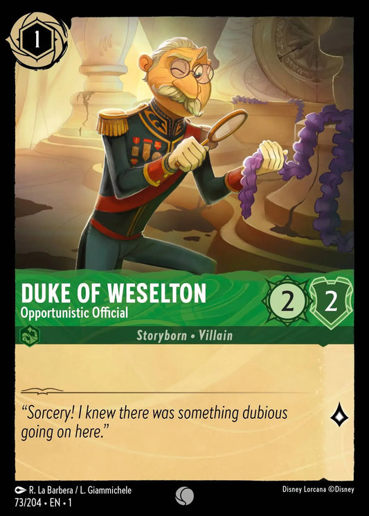 Duke of Weselton - Opportunistic Offical 73/204