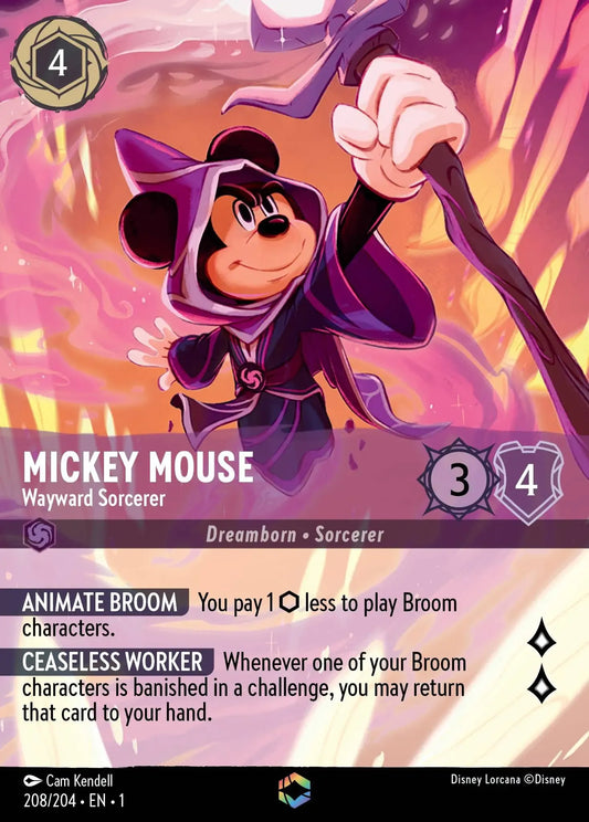 Mickey Mouse - Wayward Sorcerer 208/204