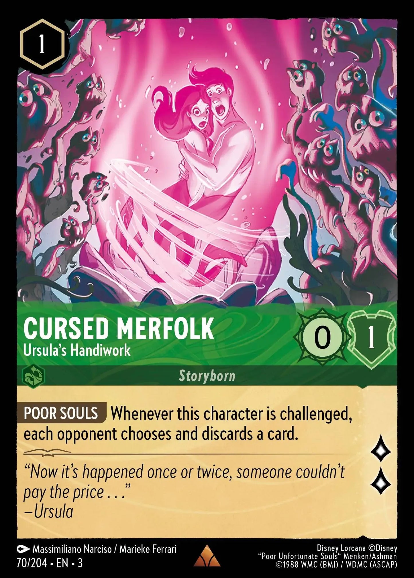 Cursed Merfolk - Ursala's Handiwork 070/204