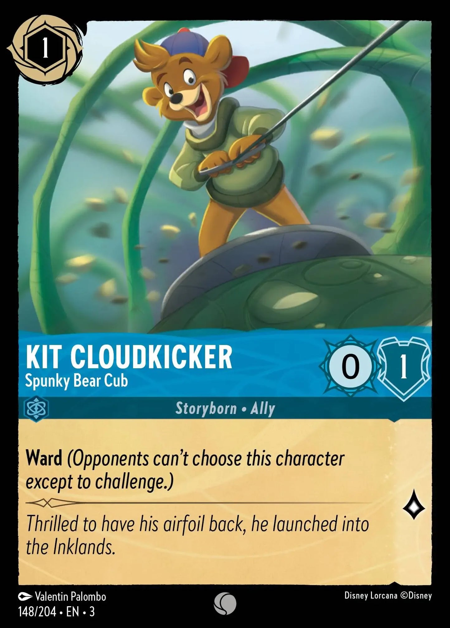 Kit Cloudkicker - Spunky Bear Cub 148/204