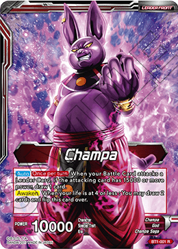 Champa // God of Destruction Champa BT1-001