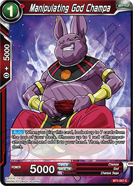 Manipulating God Champa BT1-007