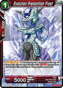 Evolution Premoniton Frost BT1-017