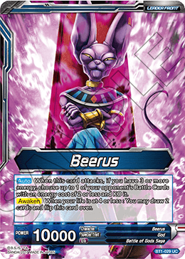 Beerus // Beerus, God of Destruction BT1-029