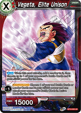 Vegeta, Elite Unison BT10-005