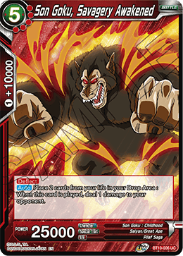 Son Goku, Savagery Awakened BT10-006