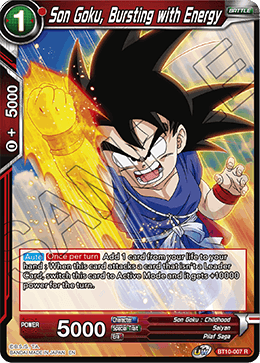 Son Goku, Bursting with Energy BT10-007