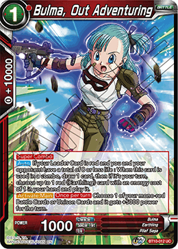 Bulma, Out Adventuring BT10-012