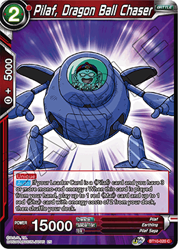 Pilaf, Dragon Ball Chaser BT10-020