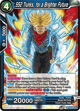 SS2 Trunks, for a Brighter Future BT10-043