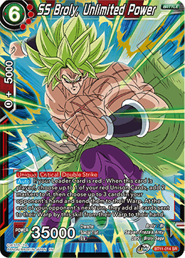 SS Broly, Unlimited Power BT11-014