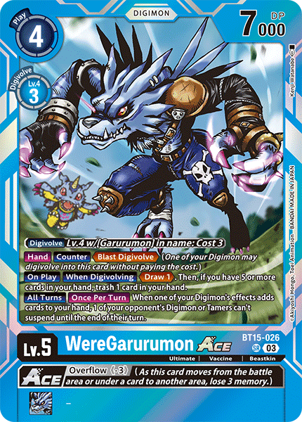 WereGarurumon ACE BT15-026