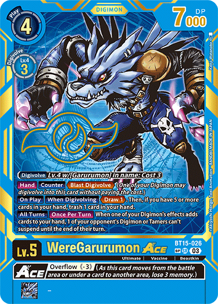 WereGarurumon ACE BT15-026 (Alternate Art)2