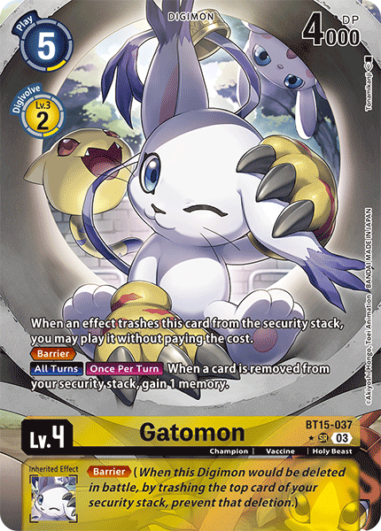 Gatomon BT15-037 (Alternate Art)