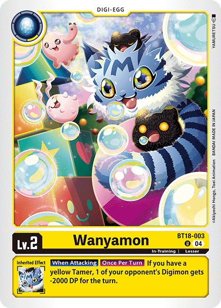 Wanyamon BT18-003