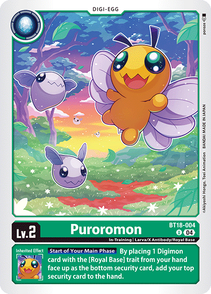 Puroromon BT18-004