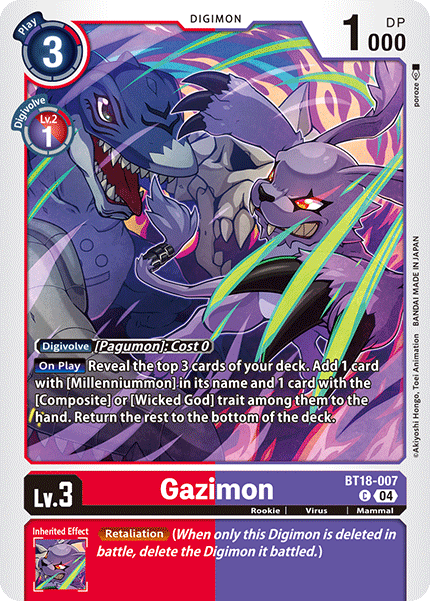 Gazimon BT18-007