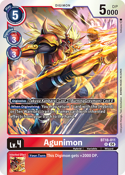 Agunimon BT18-011