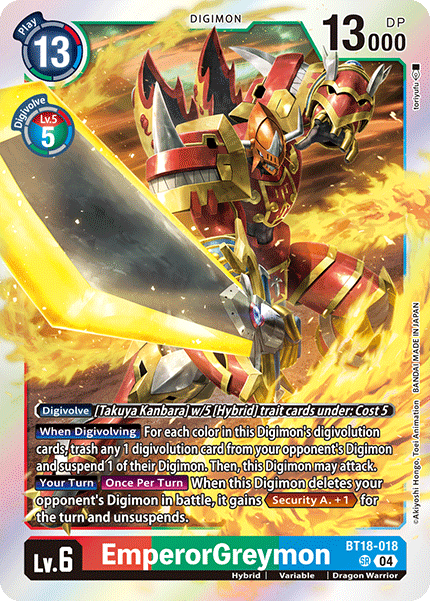 EmperorGreymon BT18-018