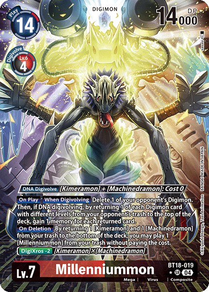 Millenniummon BT18-019 (Alternate Art)