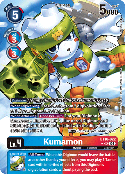 Kumamon BT18-022 (Alternate Art)