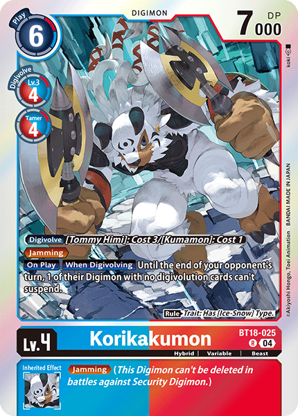 Korikakumon BT18-025