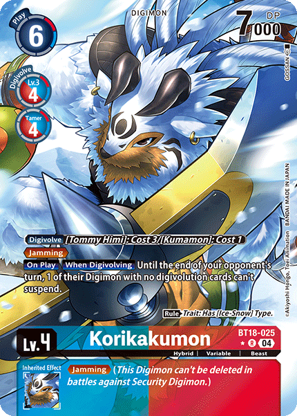 Korikakumon BT18-025 (Alternate Art)