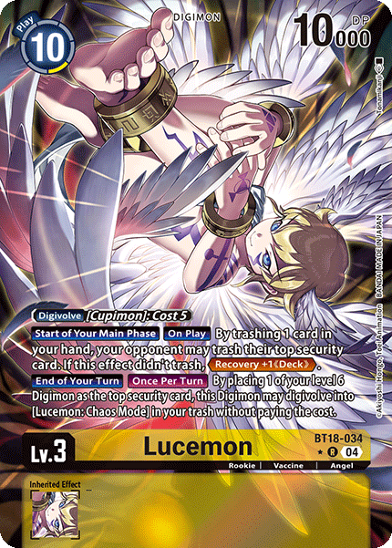 Lucemon BT18-034 (Alternate Art)