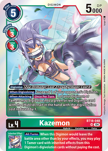 Kazemon BT18-048