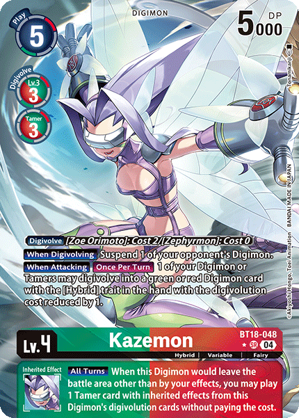 Kazemon BT18-048 (Alternate Art)