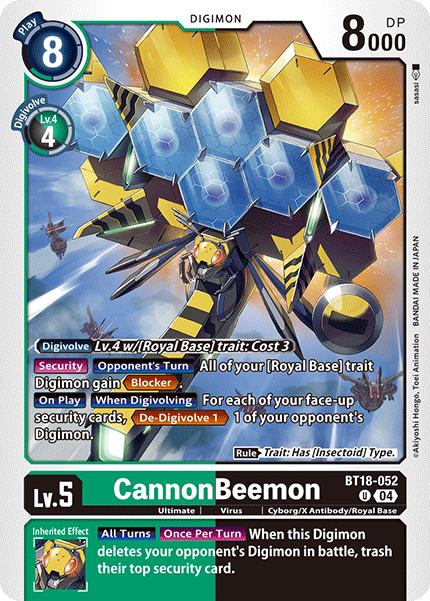 CannonBeemon BT18-052