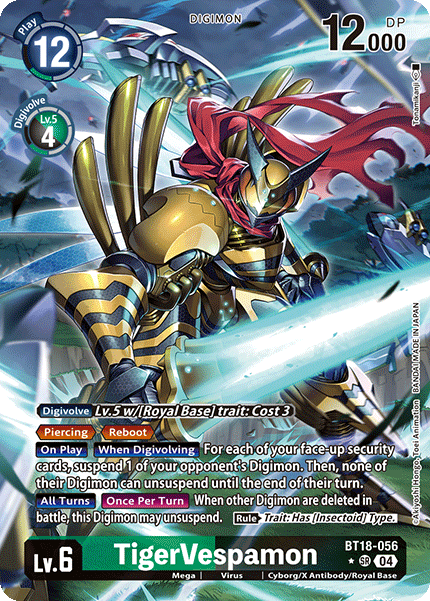 TigerVespamon BT18-056 (Alternate Art)