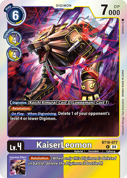 KaiserLeomon BT18-077