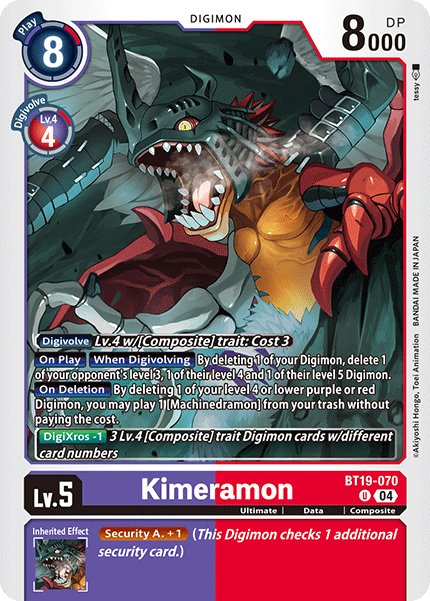 Kimeramon BT19-070