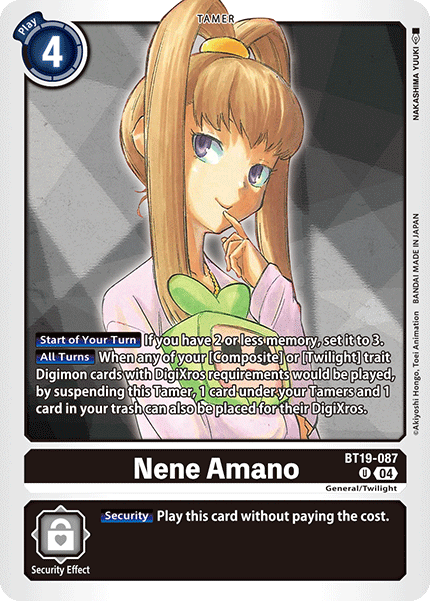 Nene Amano BT19-087