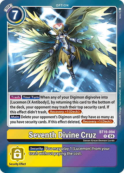 Seventh Divine Cruz BT19-094