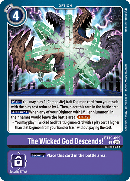 The Wicked God Descends! BT19-099