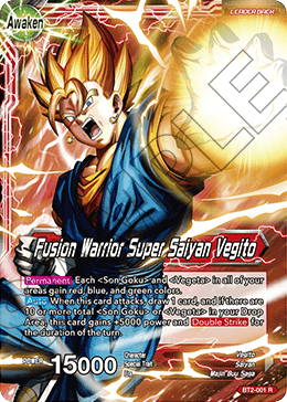 Vegito // Fusion Warrior Super Saiyan Vegito BT2-001