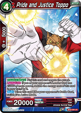 Pride and Justice Toppo BT3-026