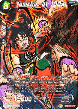 Yamcha, at 100% BT5-009 (Special Rare)