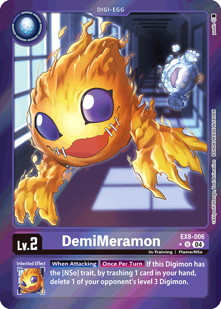 DemiMeramon EX8-006 (Limited Uncommon)