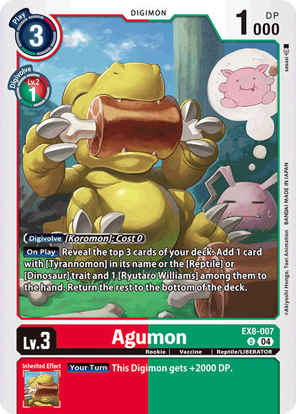 Agumon EX8-007