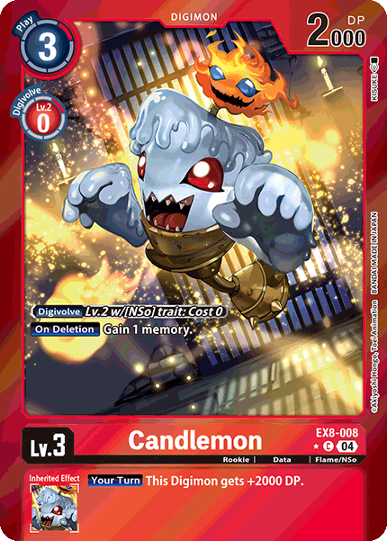 Candlemon EX8-008 (Limited Common)