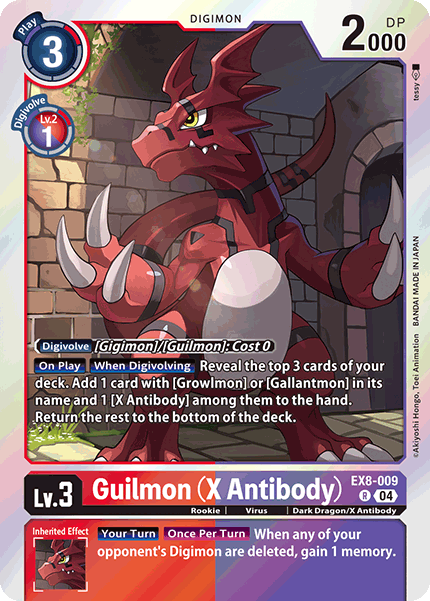 Guilmon (X Antibody) EX8-009