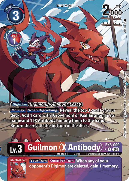 Guilmon (X Antibody) EX8-009 (Alternate Art)