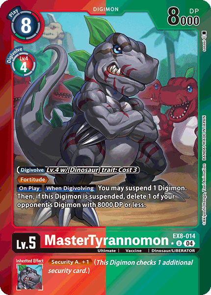 MasterTyrannomon EX8-014 (Limited Uncommon)