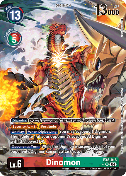 Dinomon EX8-016 (Alternate Art)